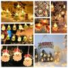 Snowman Christmas  Light String Santa Claus Xmas Ornaments Light Christmas Lights Strip  Home