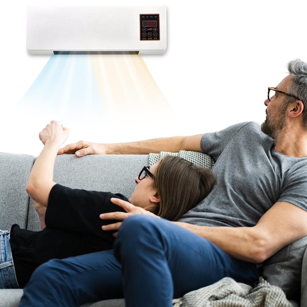 Wall Mounted Portable Airconditioner & Remote Control Portable Wall Airconditioner Mini Split AC/Heating System for Home Office