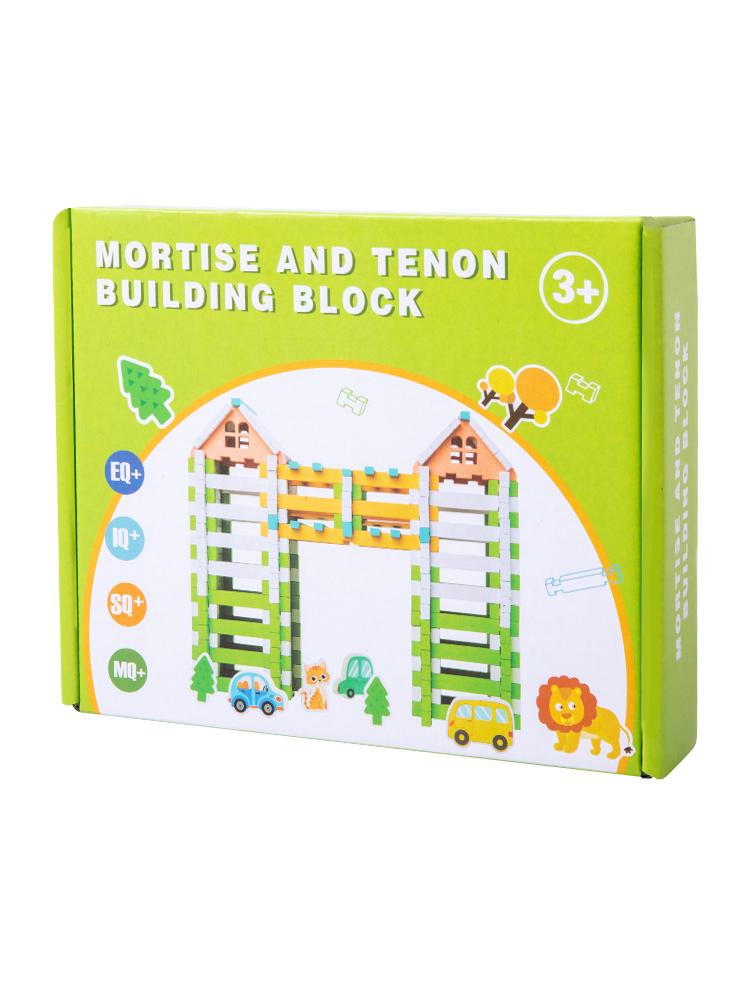 

Luban mortise and tenon building blocks, building architects, children s educational gifts, parent-child early childhood wooden