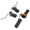 22mm Motorcycles Twist Throttle Grips Brake Levers Set Left Right for 47cc 49cc 2 Stroke Dirt Bike