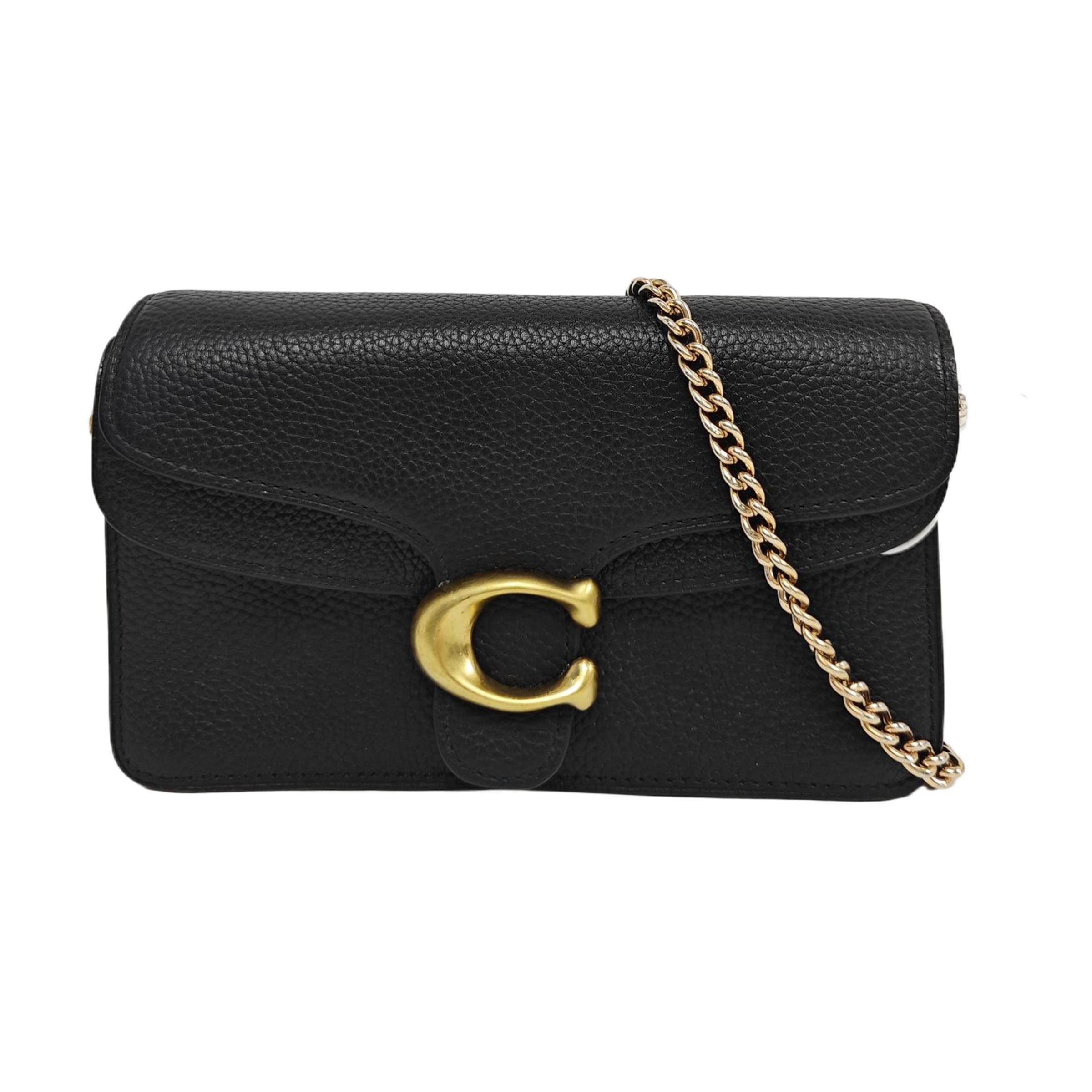 [Pre-Owned] Tabby Black Leather Crossbody Bag - Very Good #1HDO9Y6 ONE SIZE