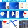 Bunny Watering Nipple 16 Pieces Nipple Drinker With 32.8ft Hose Leakproof Pet Waterer Kit For Cage Bunny Ferret Poultry Small