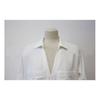 Ladies' Shirt BF Wind Loose Large Size Medium-length Shirt Female Long-sleeved V-neck White Casual Versatile Shirt Temperament Elegant Fashion Top