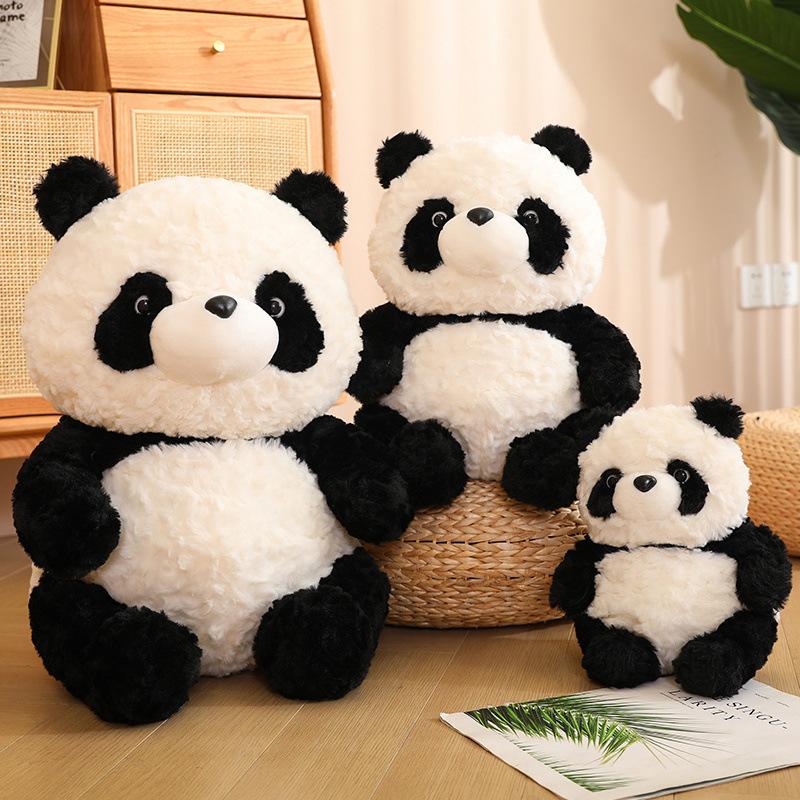 Cartoon Cute Giant Panda Doll Plush Toy National Treasure Black And White Panda Doll Children'S Rag Doll Birthday Gift