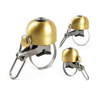 Incredibell Big Brass Bicycle Bell Silver