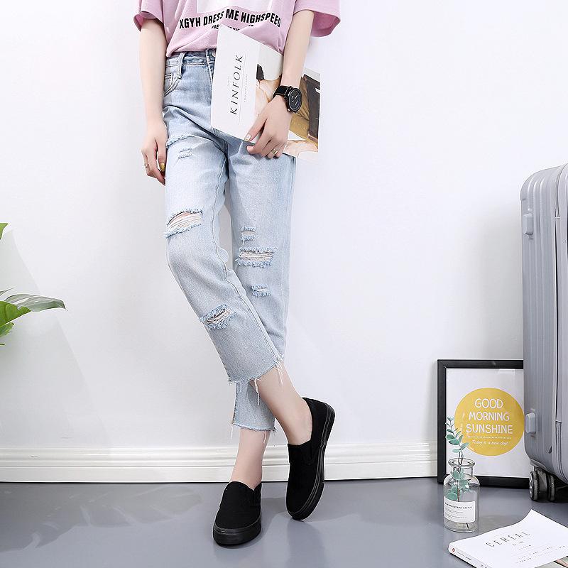 Yuanbu Letnie płócienne wsuwane buty niskie, oddychające buty dla par, całe czarne, płaska podeszwa, rozmiar 5544