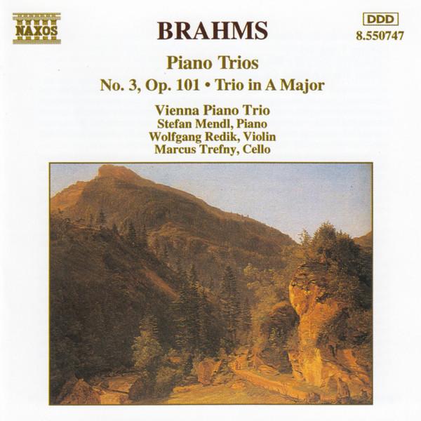 CD J. BRAHMS - Piano Trios  8550747 Naxos 1994 Non Japan Classical Used