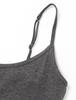 Amazon Essentials Slim Fit Light Medium 4-Pack Camisoles, Women's, Black/Heather Charcoal/Heather Gray/White,