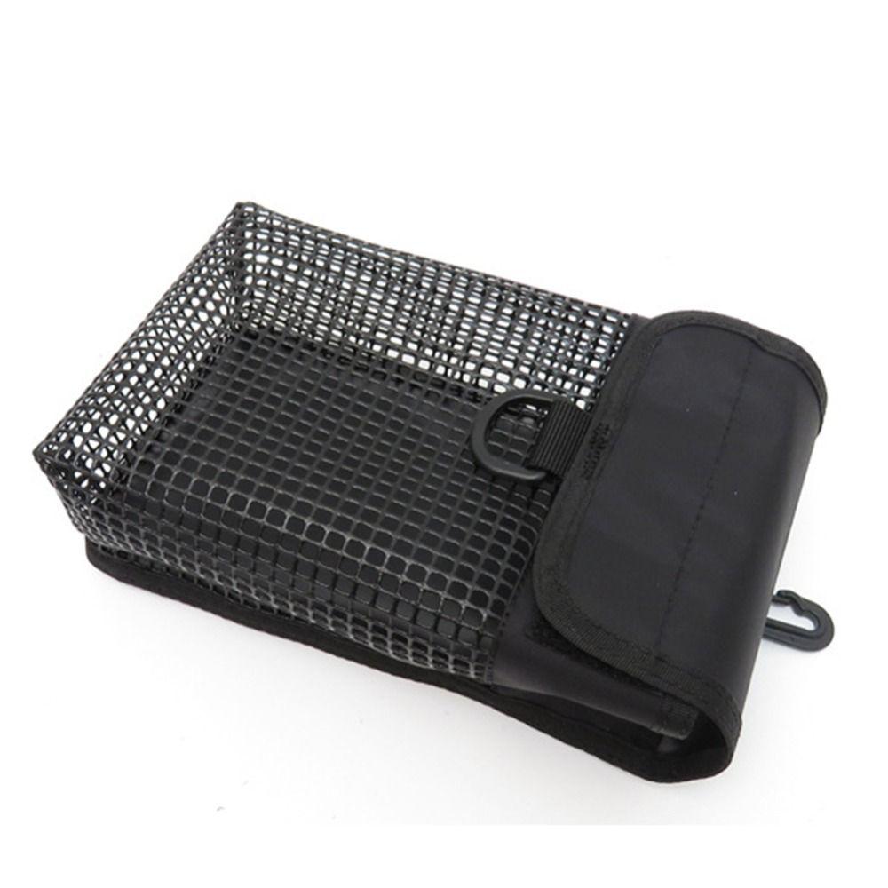 Nylon Heavy Duty Mesh Bag 20x13x7.3cm Scuba Dive Reel Snap New Diving Line Wheel Bag