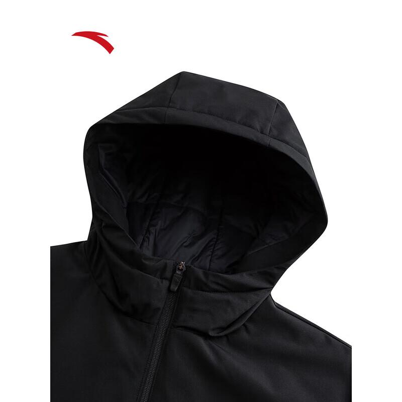 ANTA Men's Training Series Water-Repellent Hooded Down Jacket
