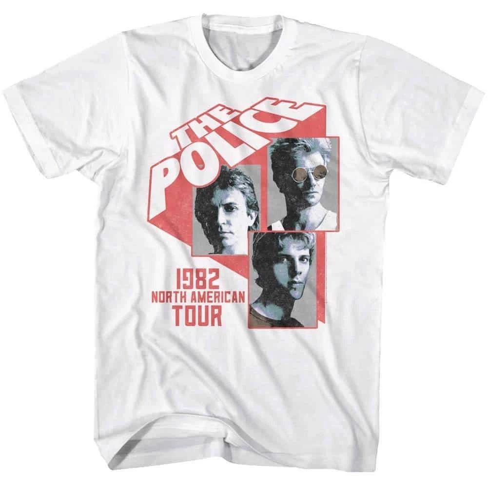 

Sting & The Police North American Tour 1982 Men s T Shirt L