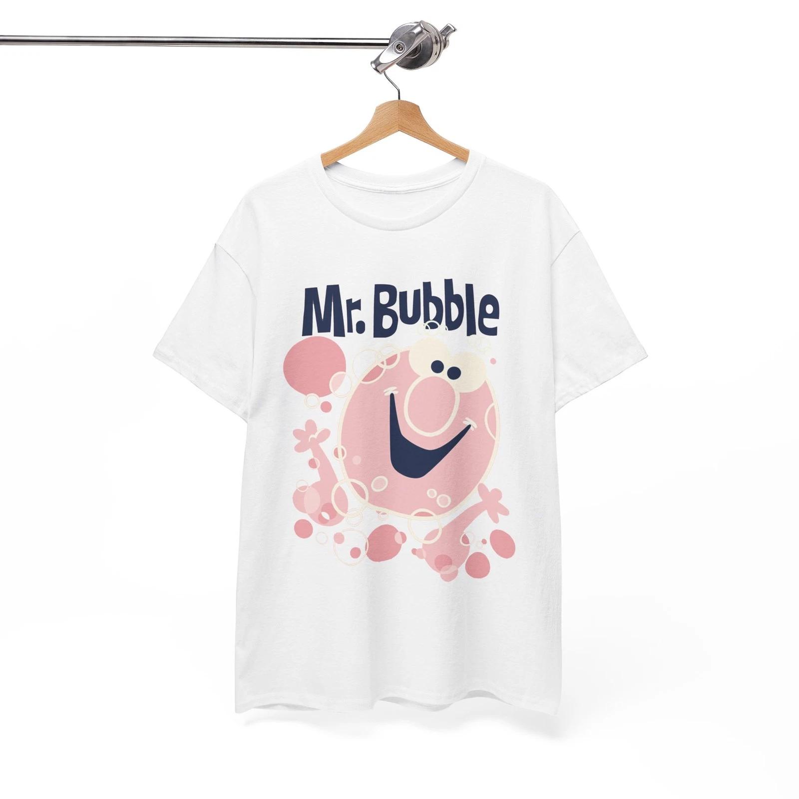 Mr Bubble T-Shirt, Retro Vintage Bubblebath Logo Grunge T Shirt, Unisex Tee 2XL
