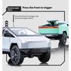 1/24 Tesla Cybertruck Pickup Alloy Car Model Diecasts Metal Toy Off-road Vehicles Car Model Simulation Sound and Light Kids Toys Gift