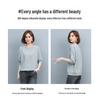 Women's 2024 Chic Korean-Style Loose Sweatshirt - Petite Spring/Autumn Trend