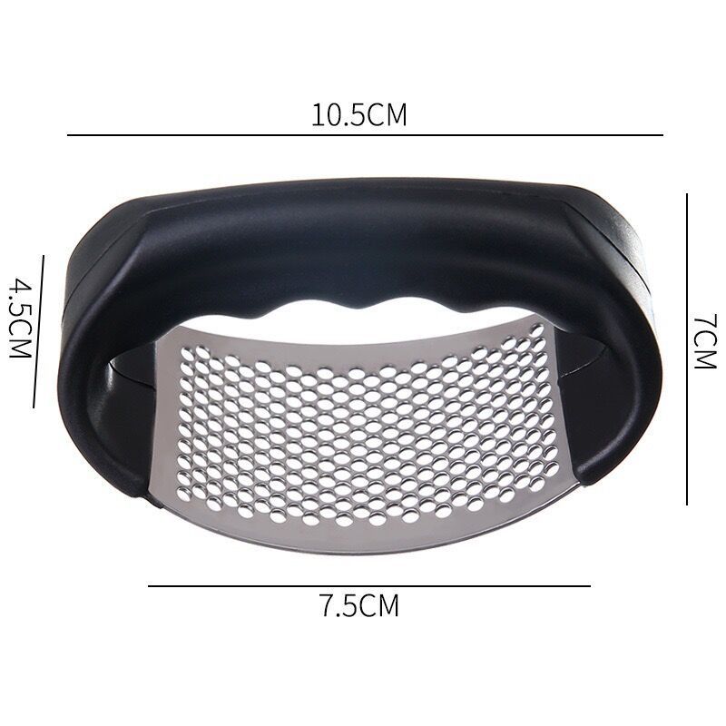 Thickened alloy Manual garlic press Garlic puree Garlic masher Squeeze garlic Peel garlic Ginger juice holder Garlic clamp Kitchen supplies