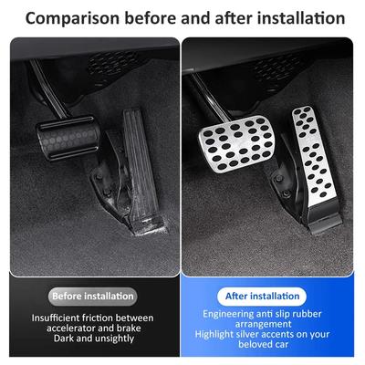 Pro Renault Samsung SM6 2015 2016 2017 2018 2019 2020 2024 2024 Automobilové pedály brzdy Protiskluzové Bez vrtání Kryt Podložka Příslušenství