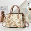 Borsa Tote Ricamo Floreale Vintage Multifunzionale da Donna a Spalla a Tracolla con Manico Superiore