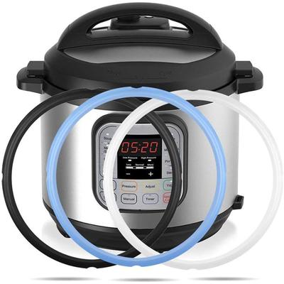 3 kusy Účinné silikonové těsnění Silikonové těsnění Těsnicí kroužky Kuchyňské příslušenství Náhradní díl pro 6QT tlakové hrnce