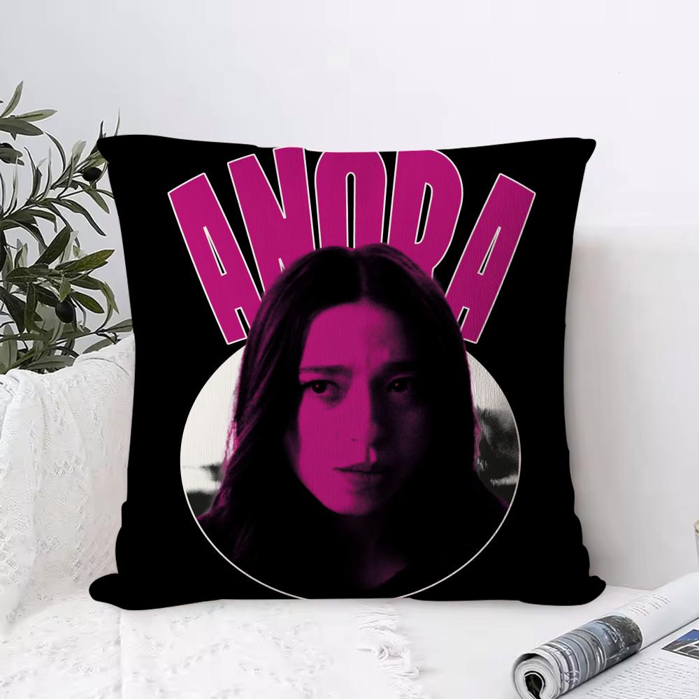 

Hyuna Album Cushion Cover Anti-dustmite Pillowcase Invisible Zipper Silky Short Plush Sofa Cushion Cover 30cmx30cm