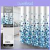 Modern Minimalist Polyester Shower Curtain With Waterproof Fabric For Home Bathroom And Hotel Use