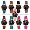Women Fashion Retro Belt Quartz Movement Wristwatch Starry Sky Dial Watch