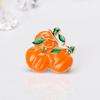 Women Fashion Halloween Pumpkin Brooch Enamel Pumpkin Broochpin Skirt Decoration