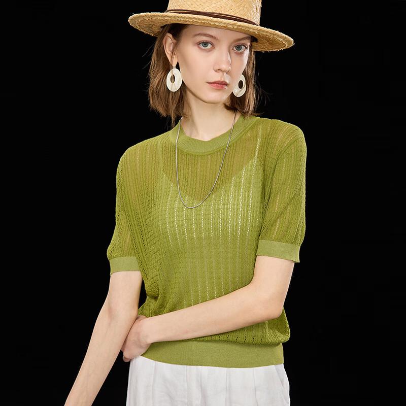 Women's Tencel Linen Blend Knitted T-shirt