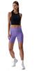 Women' 4F Purple Short Sports Leggings For Running For The Gym F007