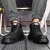 2025 Autumn New Men's Casual High-top Martin Boots Foreign Trade Hot-selling Trend Thick-soled Versatile Tooling Men's Shoes