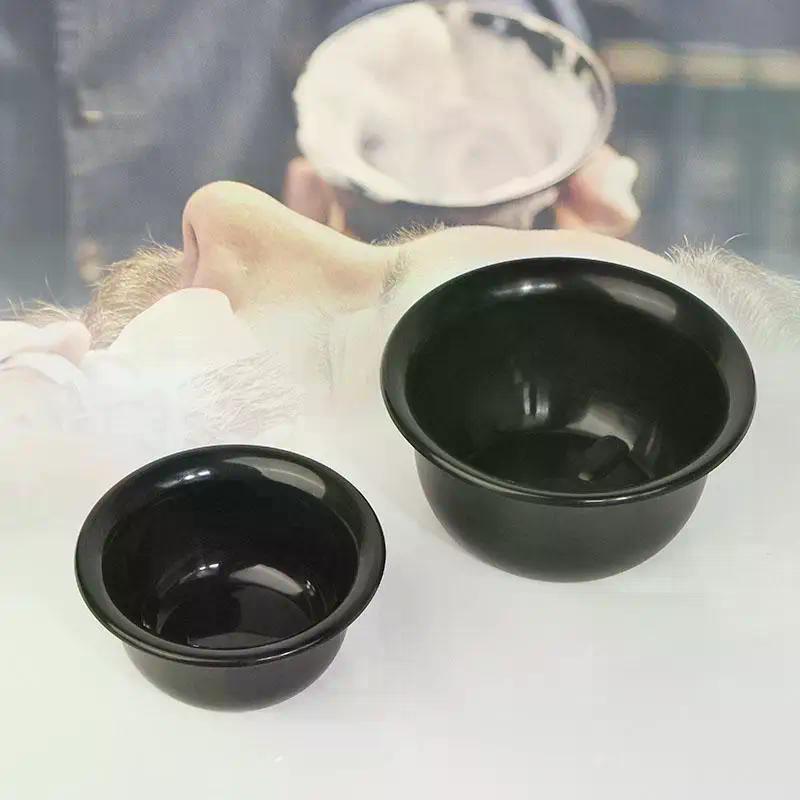 Shaving Cream Bowl Deep Design Shave Cup Plastic Container Soup Storage Bowl Sturdy Anti Slip Shaving Foaming Bowl Barber
