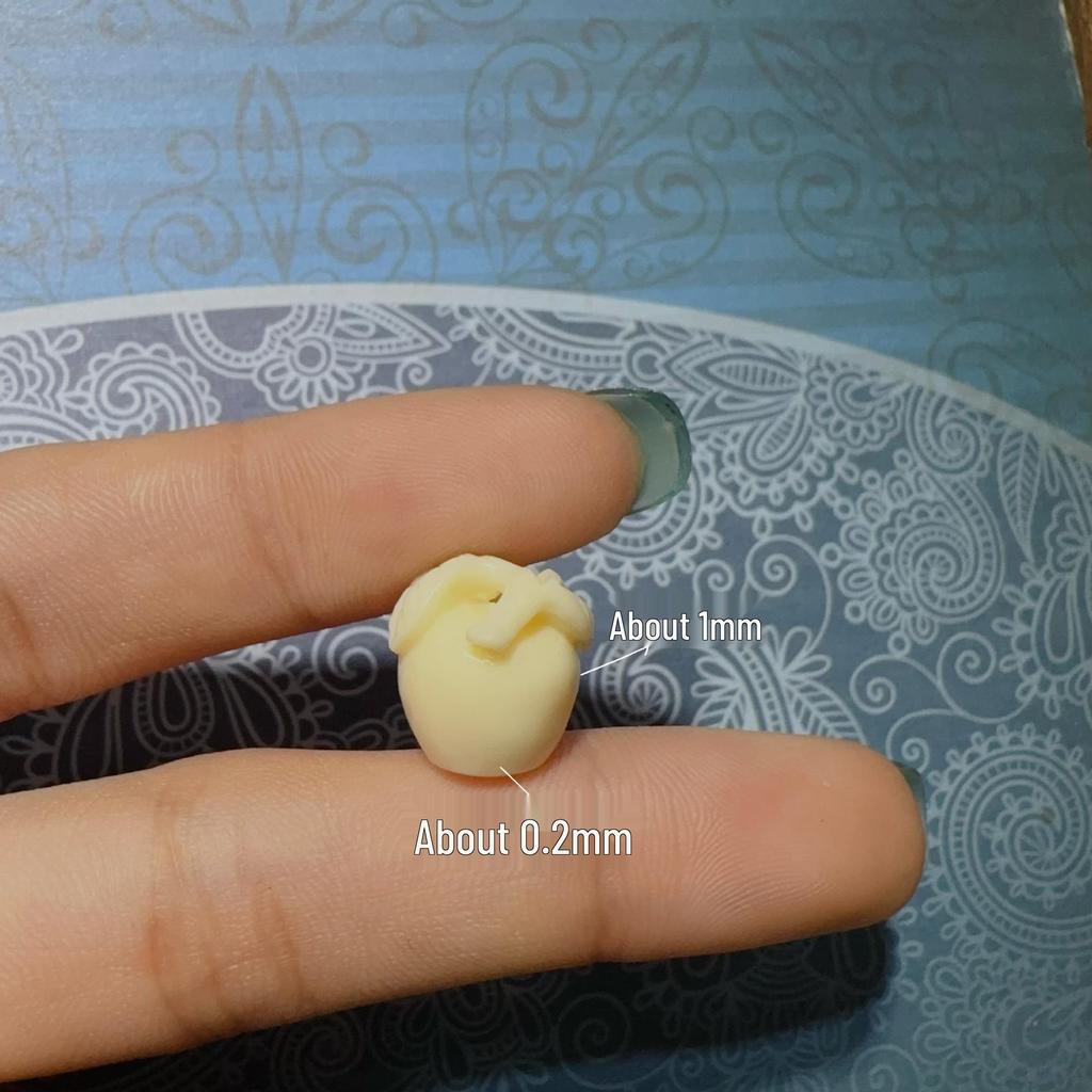 Pingente de Joia DIY Esculpido Branco Marfim: Acessórios Estilo Três Passos