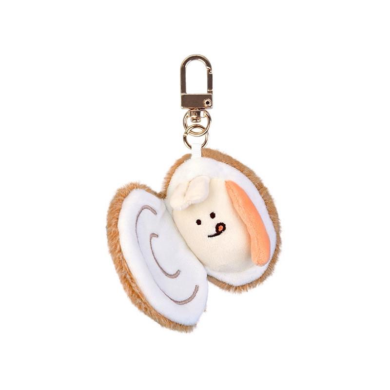 Marine Collection Plush Shrimp And Fish Bag Charm With Cute Animal Design For Girls