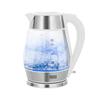 Teesa cordless electric kettle, glass, white, 2200W, 1.7L