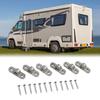 Campingausrüstung Wesentliches Set von 6 Edelstahl-Wandösen Verfügbar