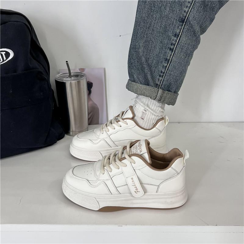 Women's Shoes Casual Sneakers Women's Round Toe Platform  Lace-Up Tennis Women Vulcanized Shoes White Women's Shoes
