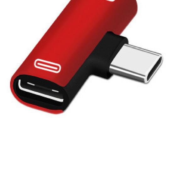 Multifunkční spolehlivý slitinový adaptér USB typu C na duální rozbočovač/konvertor typu C