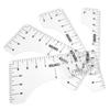 4PCS T-Shirt Ruler Guide Alignment Tool for Adult Youth Toddler Infant Garment Measuring Ruler