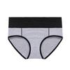 Plus Size 5XL High Waist Hip-Lifting Solid Color Cotton Briefs