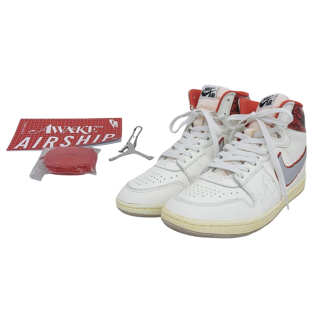 Pristine NIKE High cut sneakers AIR SHIP PE SP FN8675-100 Snakeskin mens 27 Used
