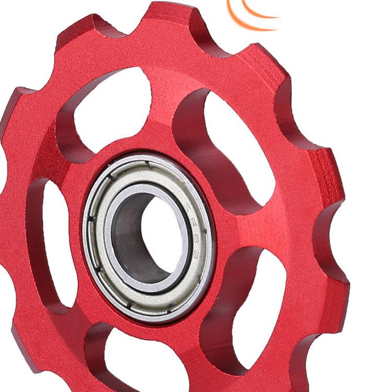 11T Bicycle Rear Derailleur Wheel Ceramic Bearing Pulley Al7075 Road Bike Guide Roller Idler