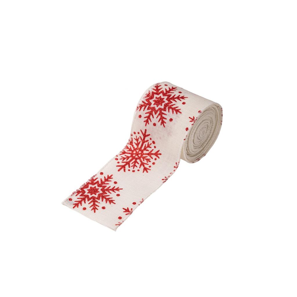 Printed Onions Tree Ribbon Christmas Ribbon Christmas Tree Wreath Decoration Ribbon Arrangement Ribbon