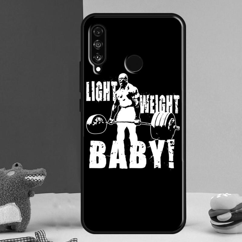 Workout Fitness Gym Quotes For Huawei Nova 12i 12s 11i 5T 9 10 SE Y91 Y90 Y60 Y70 Y72 Y61 P60 Pro P20 P40 P30 Lite Case