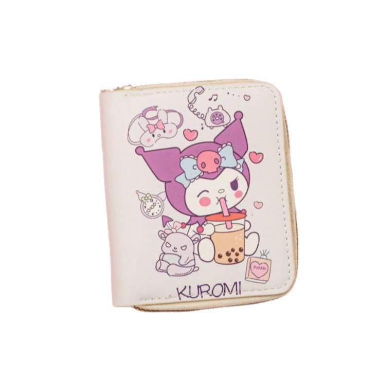 New Cartoon Anime Cute Zipper Wallet - Women's Coin Purse & Card Holder