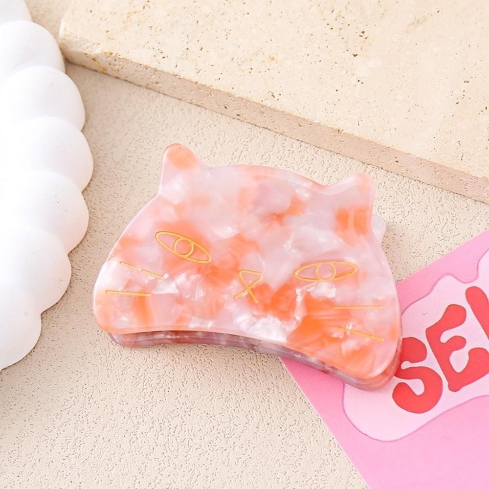 Big Animal Acetate Hairpin Metal Tooth Claw Clip Elegant Grab Clip