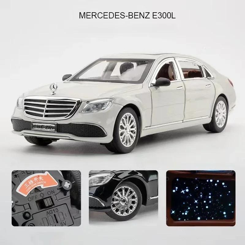 

1:24 BENZ E300 E-Class Starlight Headliner Alloy Diecasts & Toy Vehicles Metal Toy Car Model Sound and light Collection Kids Toy