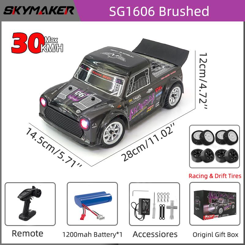 

SG1605 SG1606 SG1603 SG1604 Pro 1/16 RC Car High Speed 2.4G Brushless 4WD 1:16 Drift Remote Control Racing Car Toys For Boys