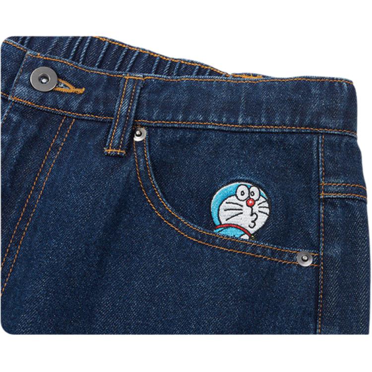 New Era SS26 Doraemon Series Vintage Loose Straight Wash Cartoon Logo Embroidered Casual Jeans Unisex jeans 14905118