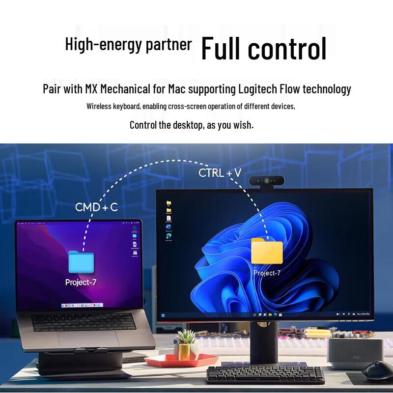 Logitech MX Mechanical Master Series Mini Wireless Keyboard for Mac