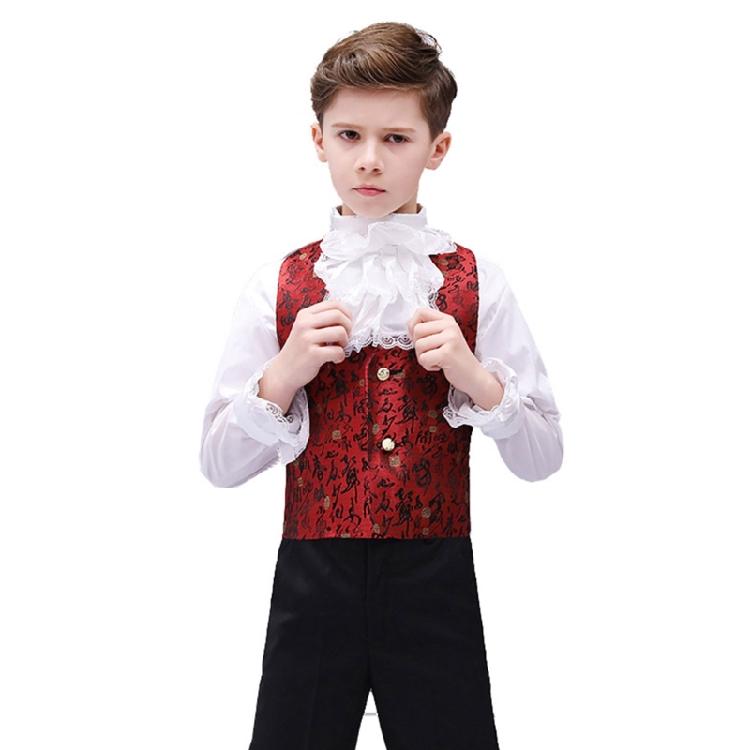Ruffle Lace Satin Jabot and Cuffs Set Costume Accessory for Men Women Children