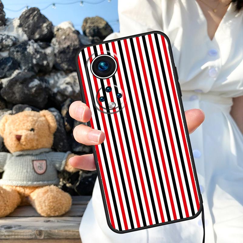 Milan Stylish Stripe Design Phone Case For Honor 90 Lite 50 70 Magic 5 6 Pro X6 X7 X8 X9 X6a X7a X8a X9a X9b X8b Cover